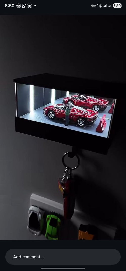 From boring hooks to premium display. 💡🏁