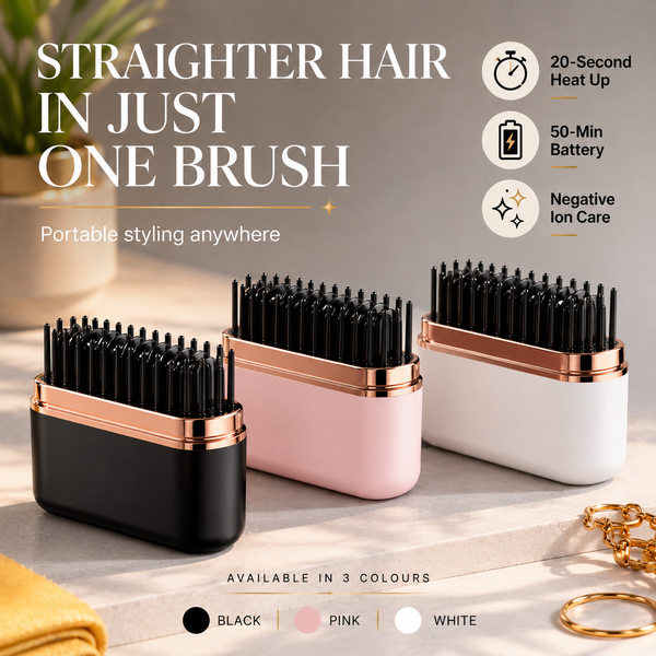 Mini Wireless Straightening Comb
