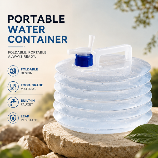 PORTABLE COLLAPSIBLE WATER CONTAINER
