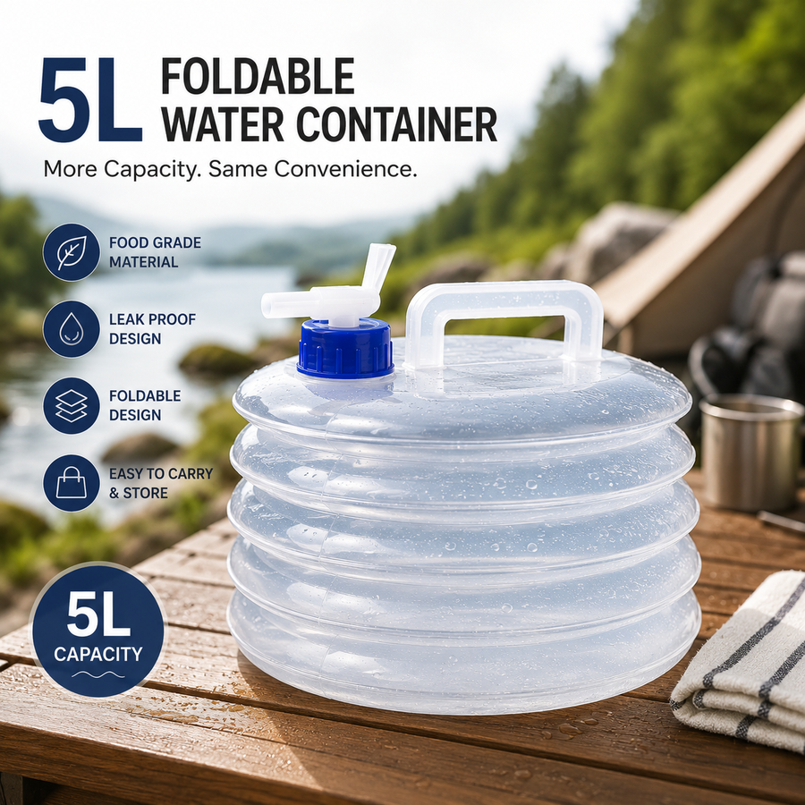 PORTABLE COLLAPSIBLE WATER CONTAINER