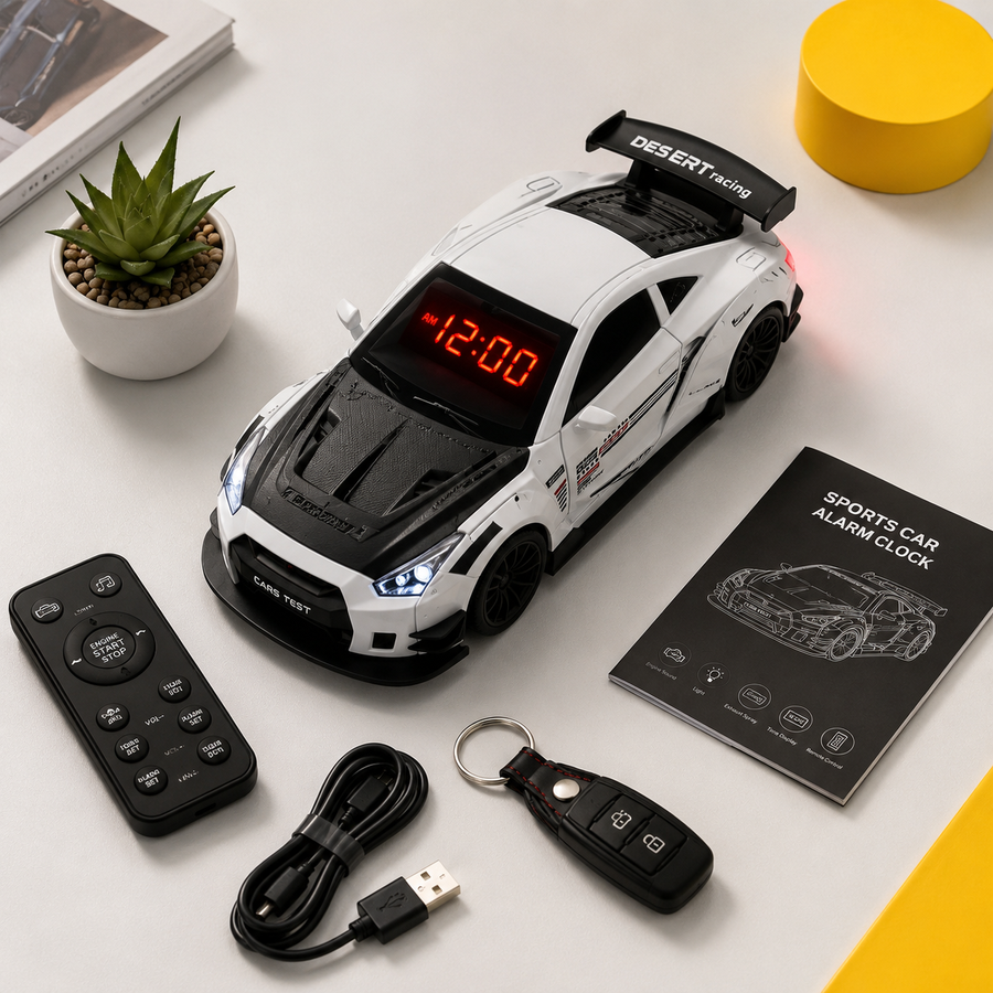 SPORTS CAR ALARM CLOCK