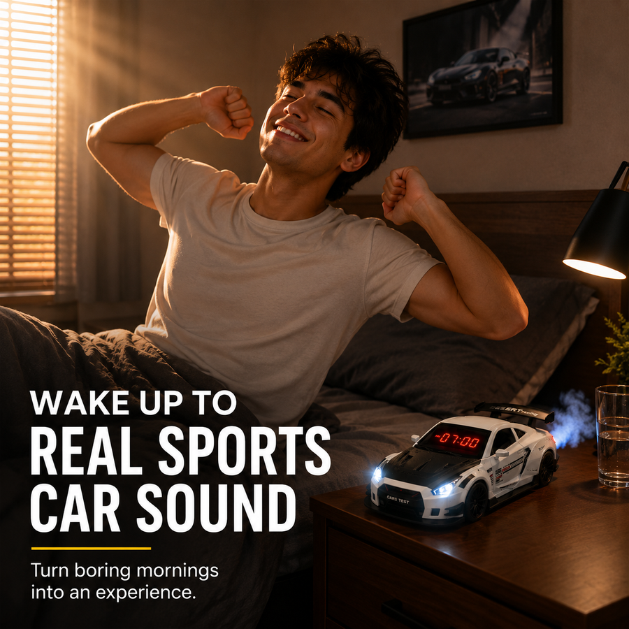 SPORTS CAR ALARM CLOCK