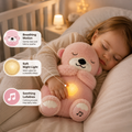 Breathing Otter Bear Plush Toy with Light and Music