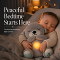 Breathing Otter Bear Plush Toy with Light and Music