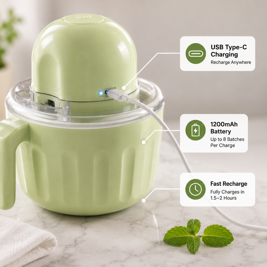 Mini Compact Ice-Cream Maker