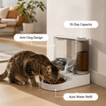 Automatic Pet Feeder and Water Dispenser Combo