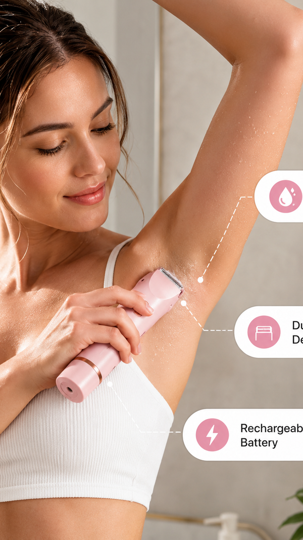 💧 Waterproof, rechargeable, and ready whenever you are. Your new beauty essential. ✨