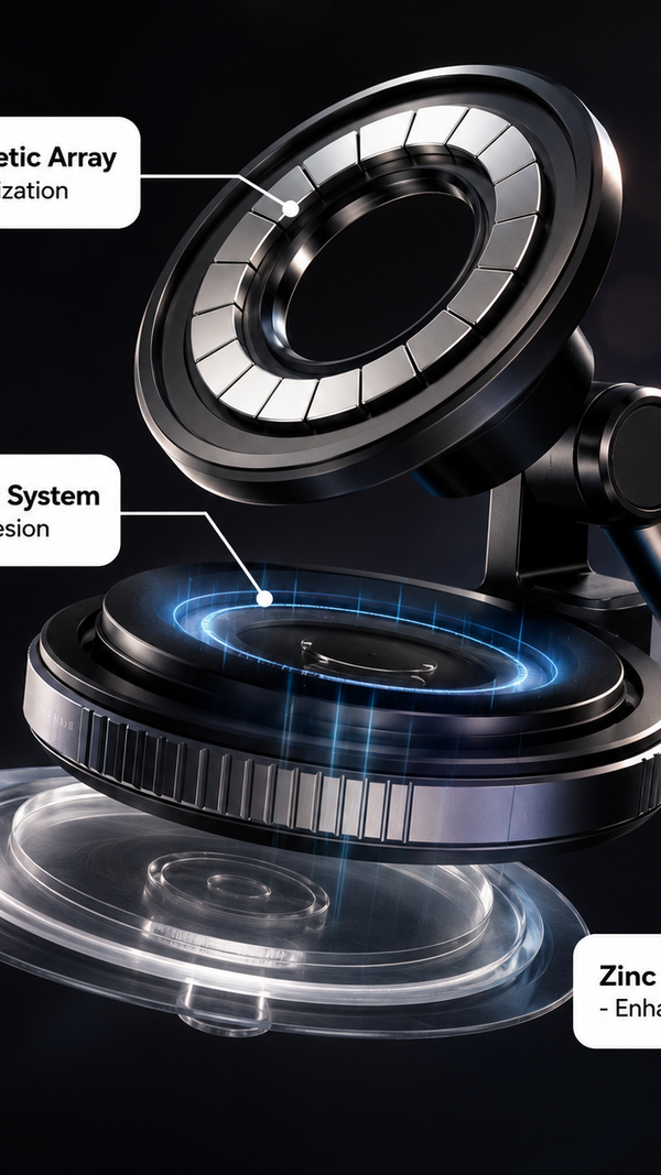 🧲 Locks on strong. Rotates 360°. The phone holder every driver needs. ✨