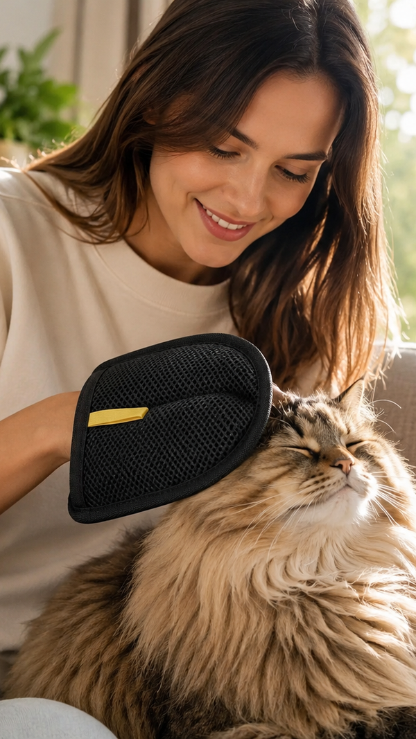 🐾 Say goodbye to pet hair on your furniture, clothes, and carpets in seconds. ✨
