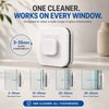 Double-Sided Magnetic Window Cleaner with Scraper