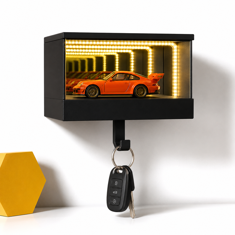Infinity Garage Keychain with LED Light