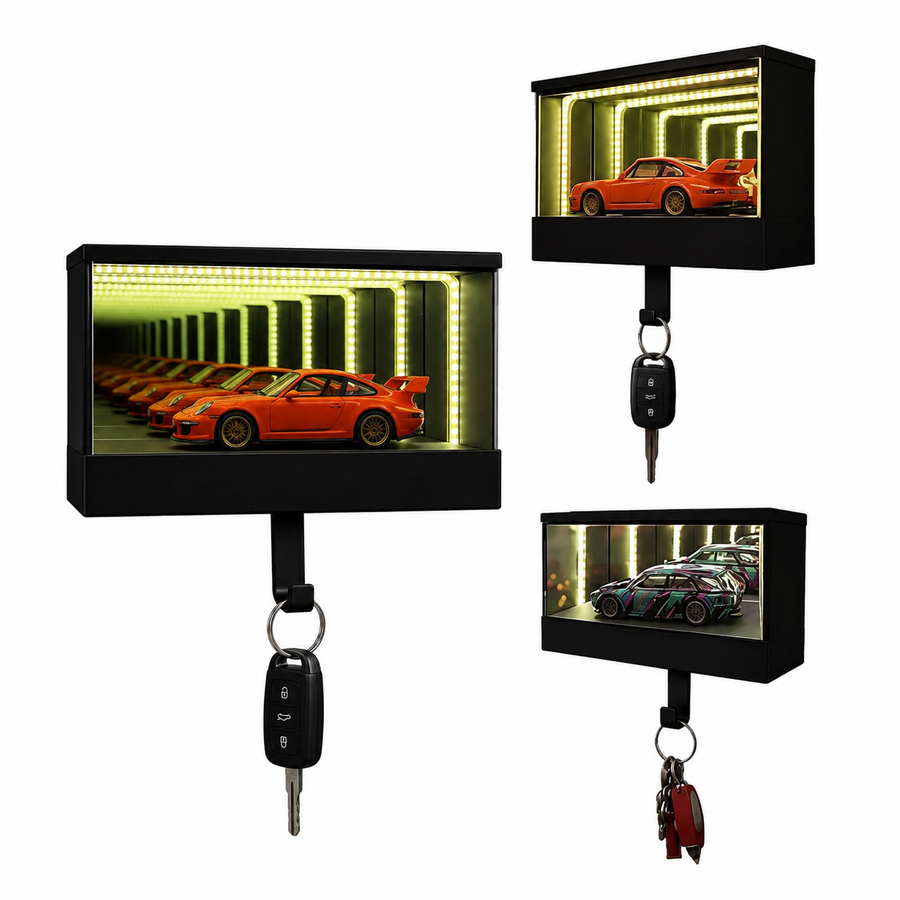 Infinity Garage Keychain with LED Light