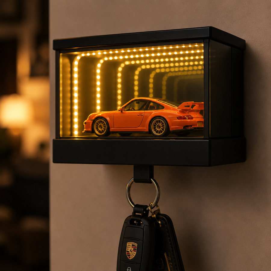 Infinity Garage Keychain with LED Light