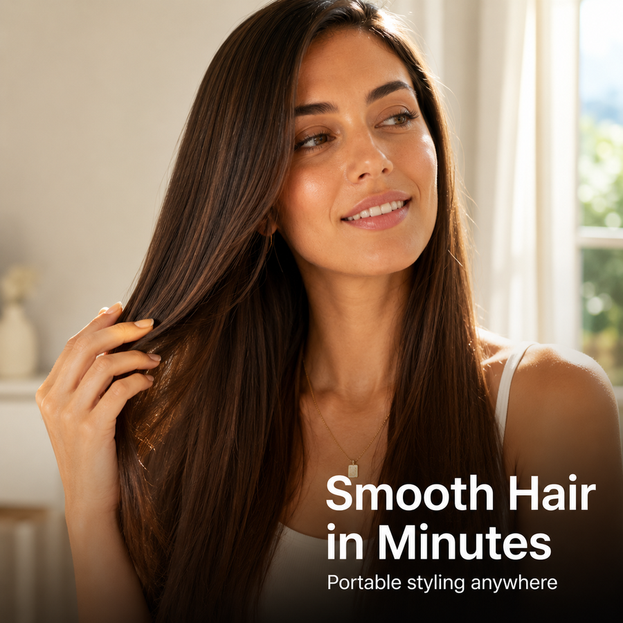 Mini Wireless Straightening Comb