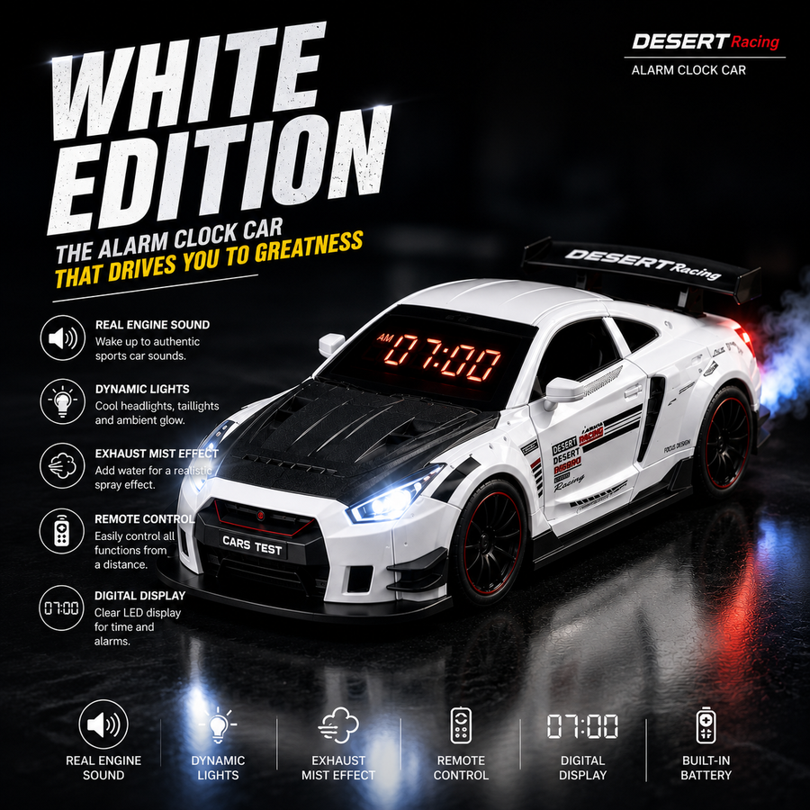 SPORTS CAR ALARM CLOCK