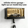 Mirror Infinity Garage Key Holder with Sensor Light